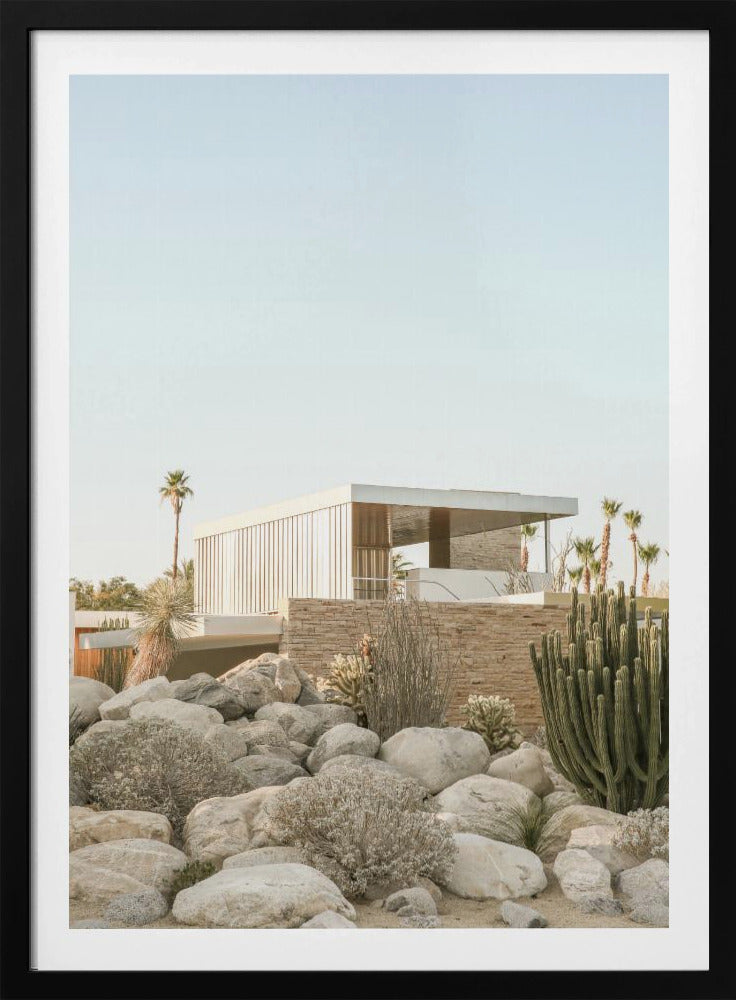 Wüsten-Moderne Oase | Poster