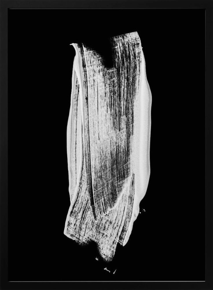 Monochromer Pinselstrich | Poster