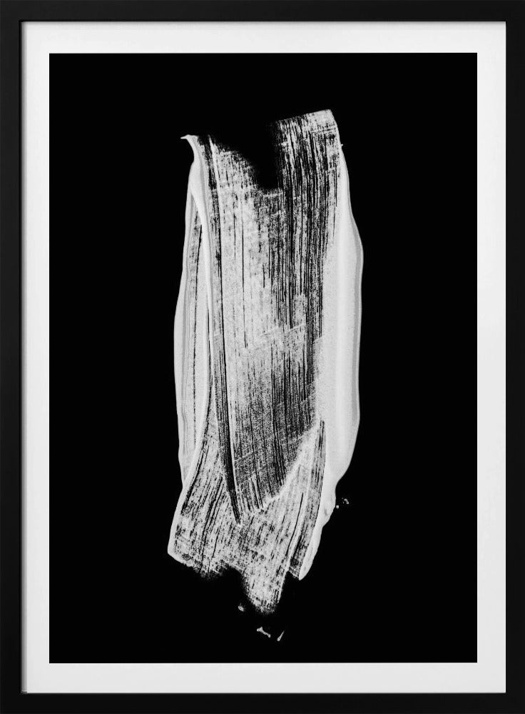 Monochromer Pinselstrich | Poster