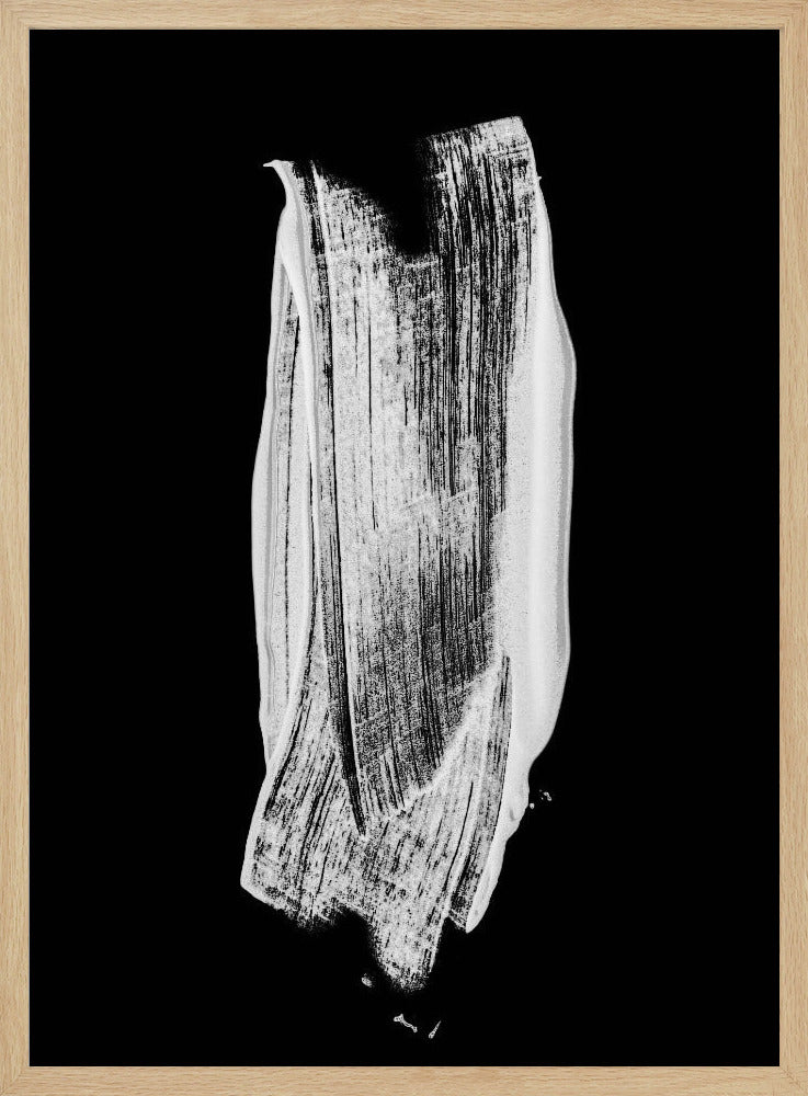 Monochromer Pinselstrich | Poster