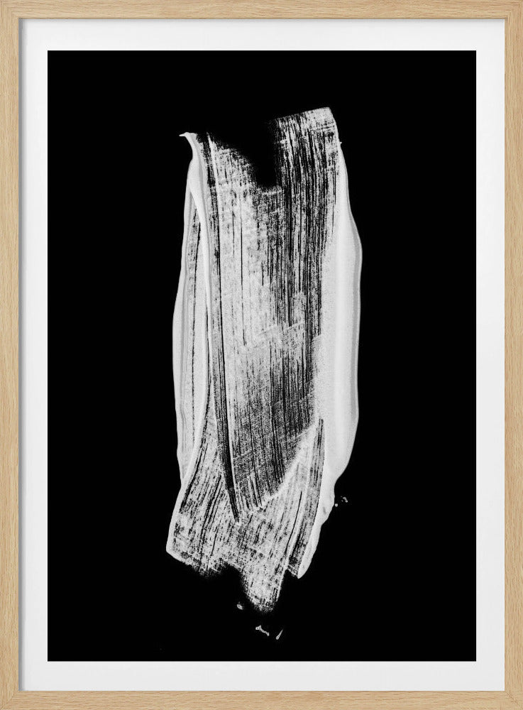 Monochromer Pinselstrich | Poster