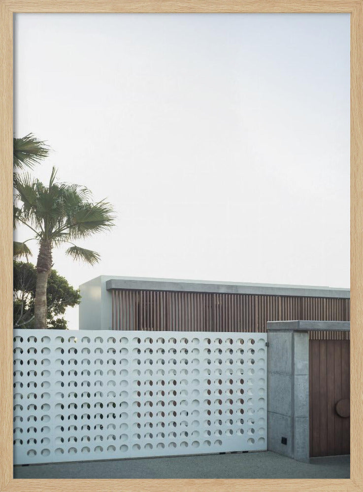 Moderne Oasenansicht | Poster