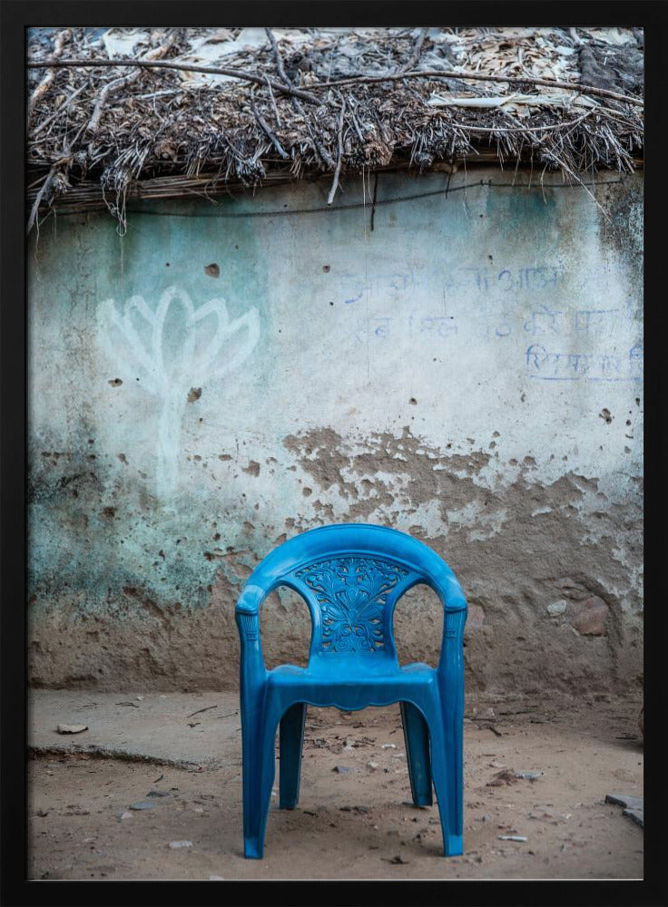 Lonely Blue Chair | Poster
