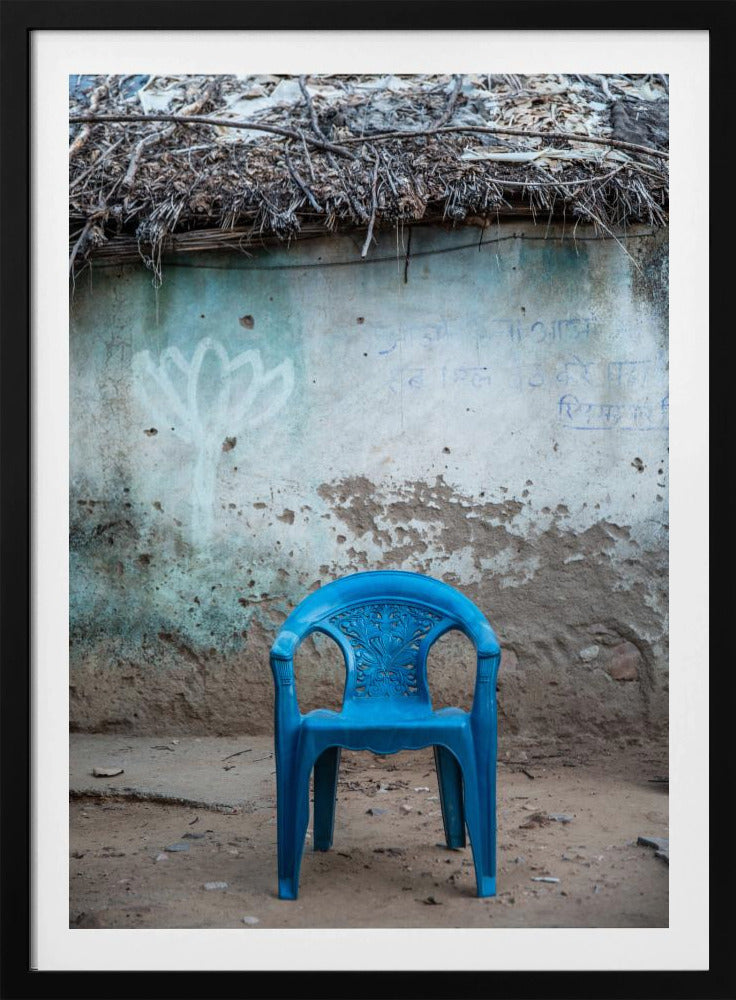 Lonely Blue Chair | Poster