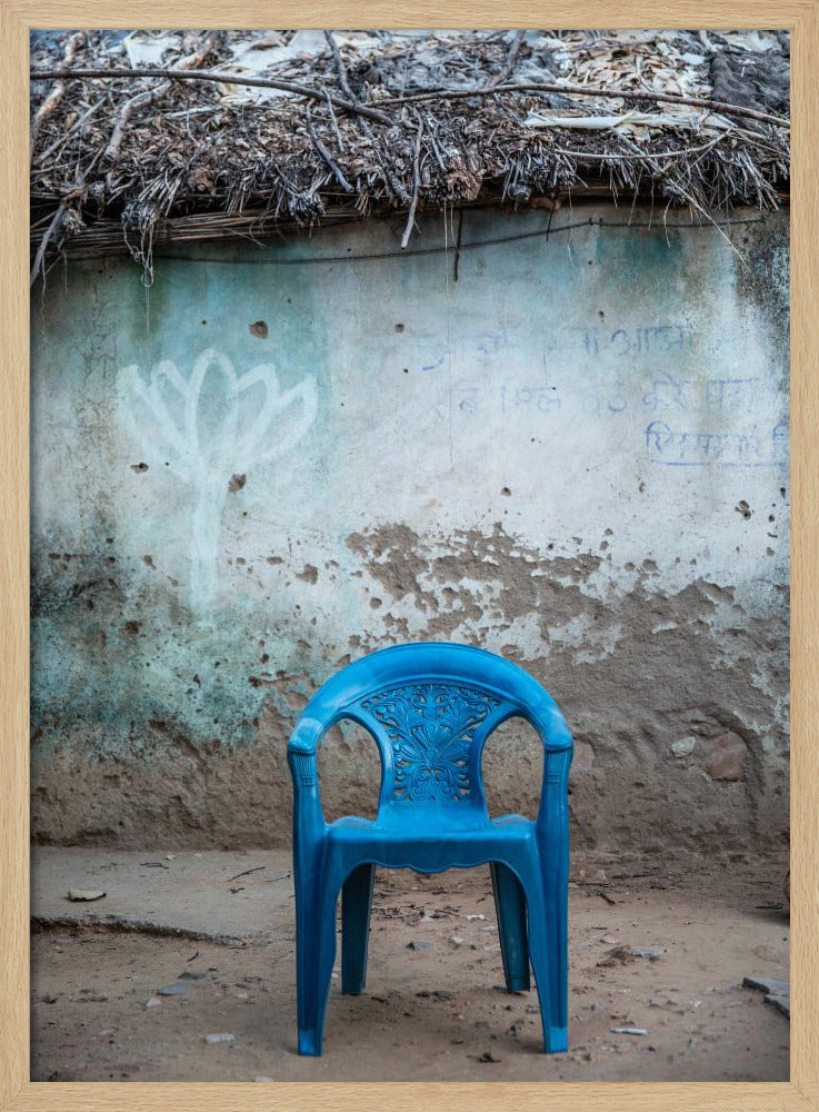 Lonely Blue Chair | Poster