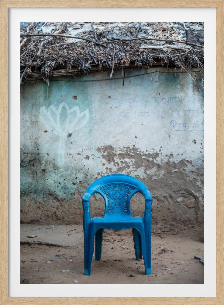 Lonely Blue Chair | Poster