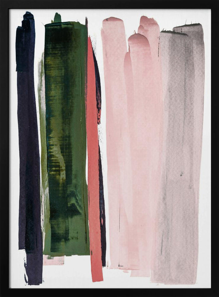Vertical Brushstrokes | Poster