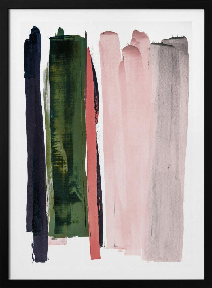 Vertical Brushstrokes | Poster
