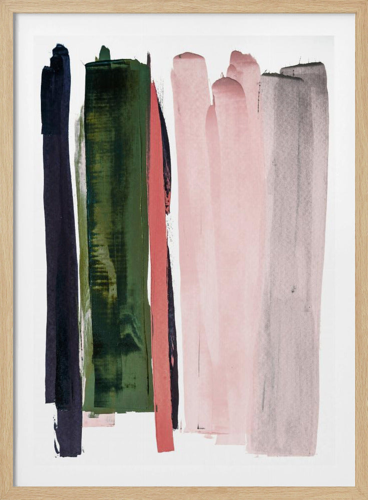 Vertical Brushstrokes | Poster
