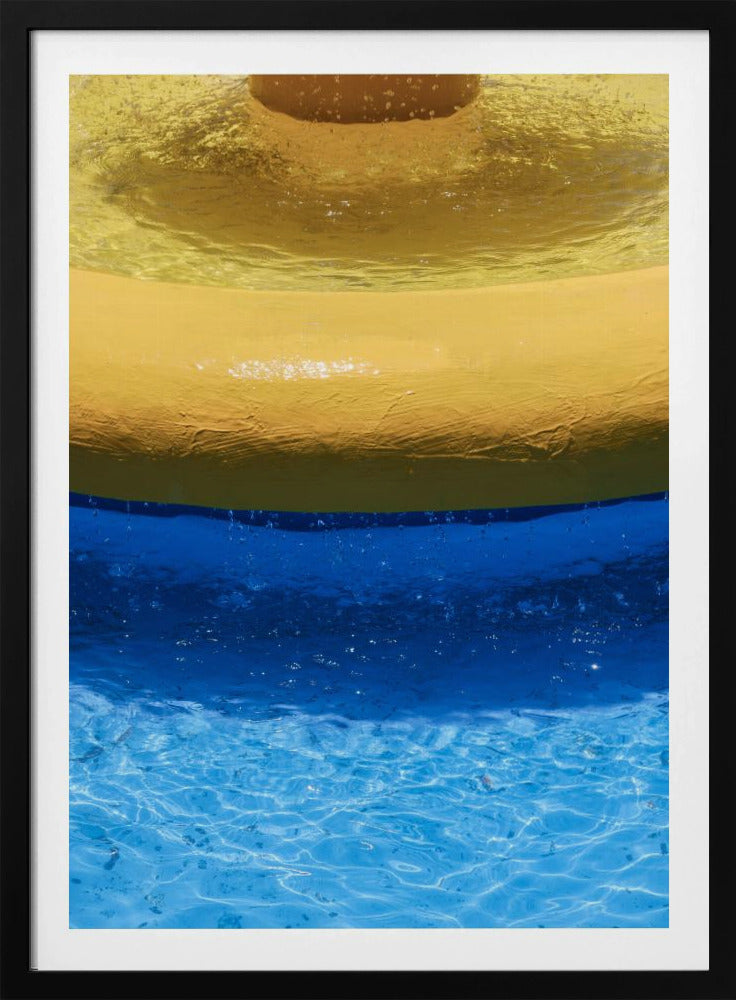 Gelbe und blaue Bänder | Poster