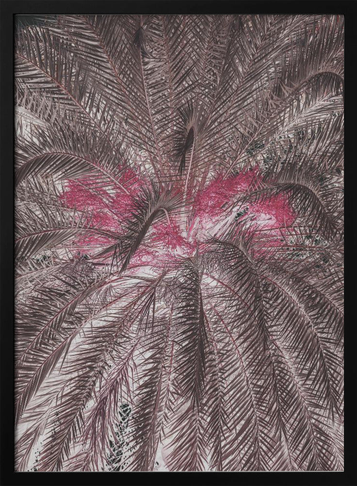 Vivid Portrayal Of Palm Leaves | Poster