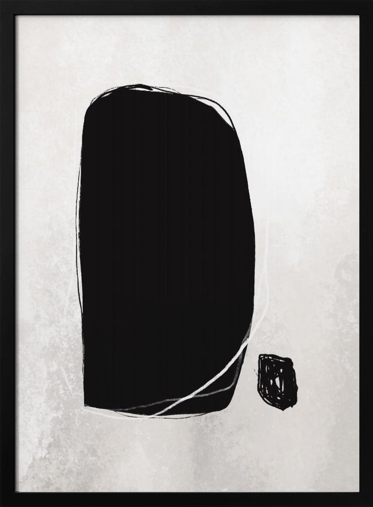 Bold Black Shapes | Poster