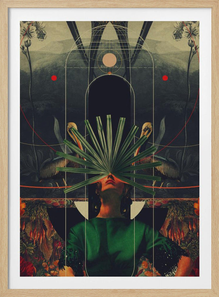 Sie sah den Äquator | Poster