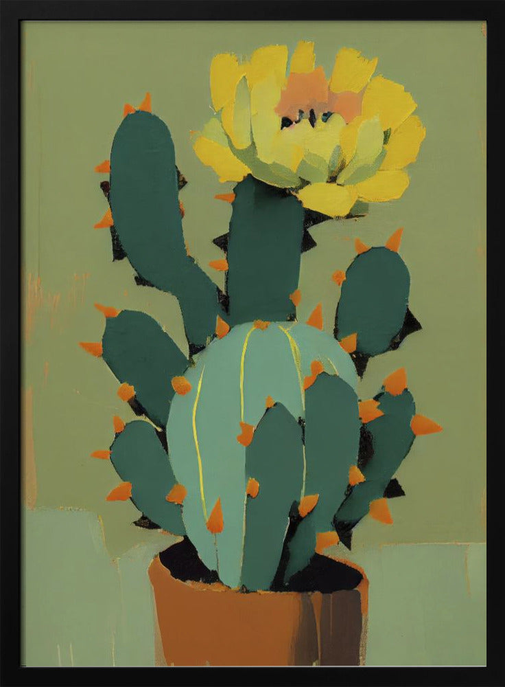 Blühender Kaktus | Poster