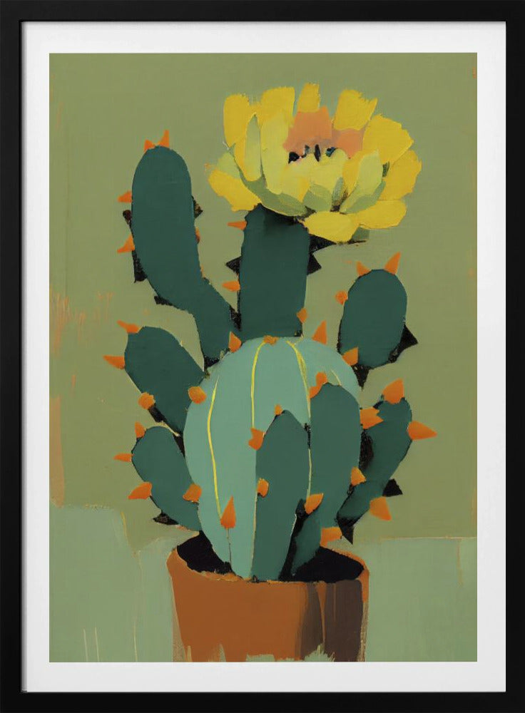 Blühender Kaktus | Poster