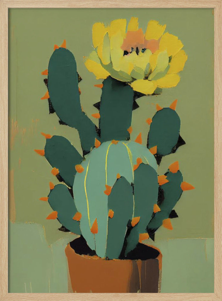 Blühender Kaktus | Poster