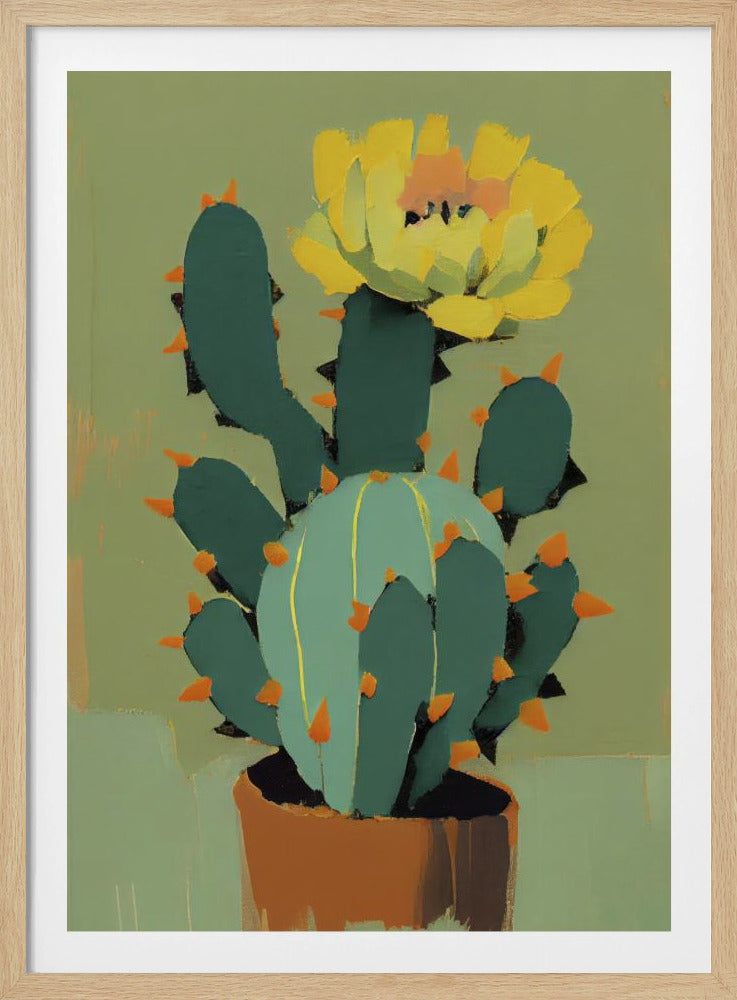 Blühender Kaktus | Poster