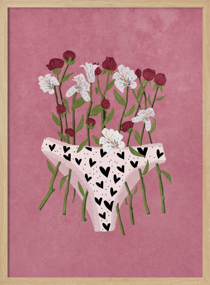 Blühender Slip | Poster