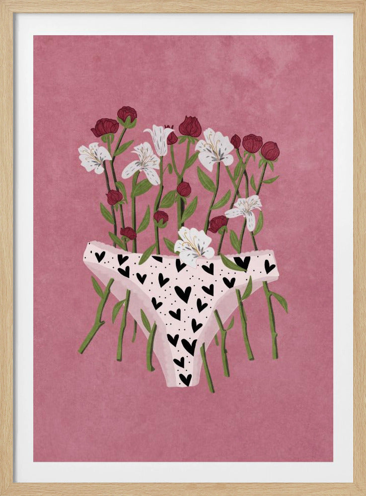 Blühender Slip | Poster