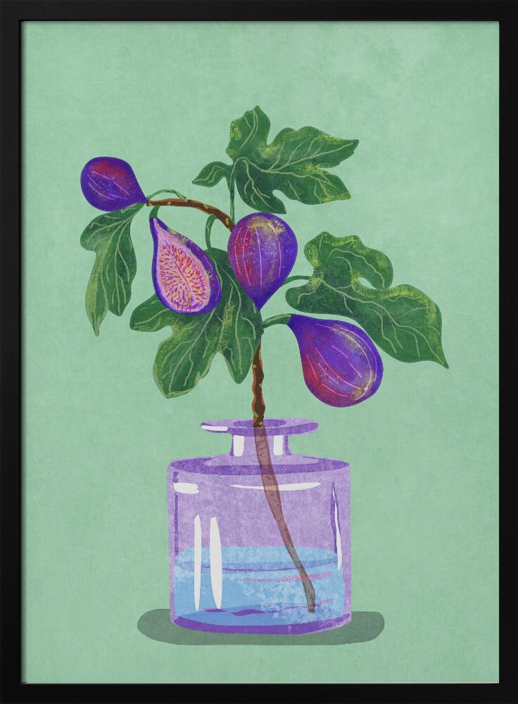 Feigenzweig in Vase | Poster