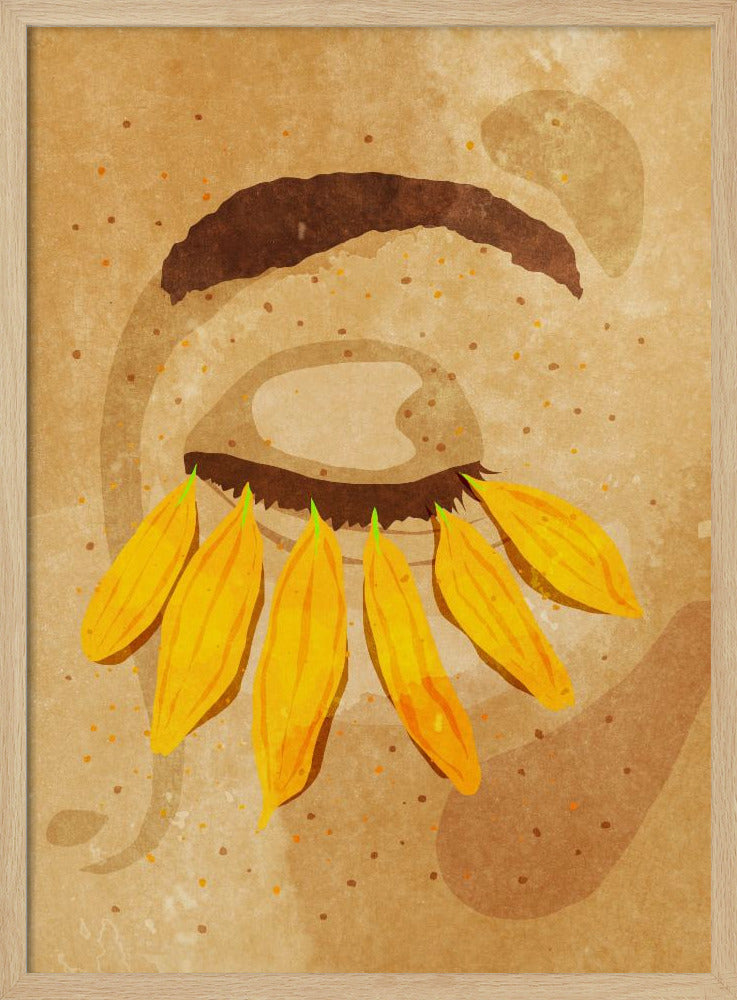 Flower-Power-Wimpern | Poster