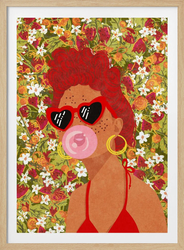 Erdbeerdame | Poster