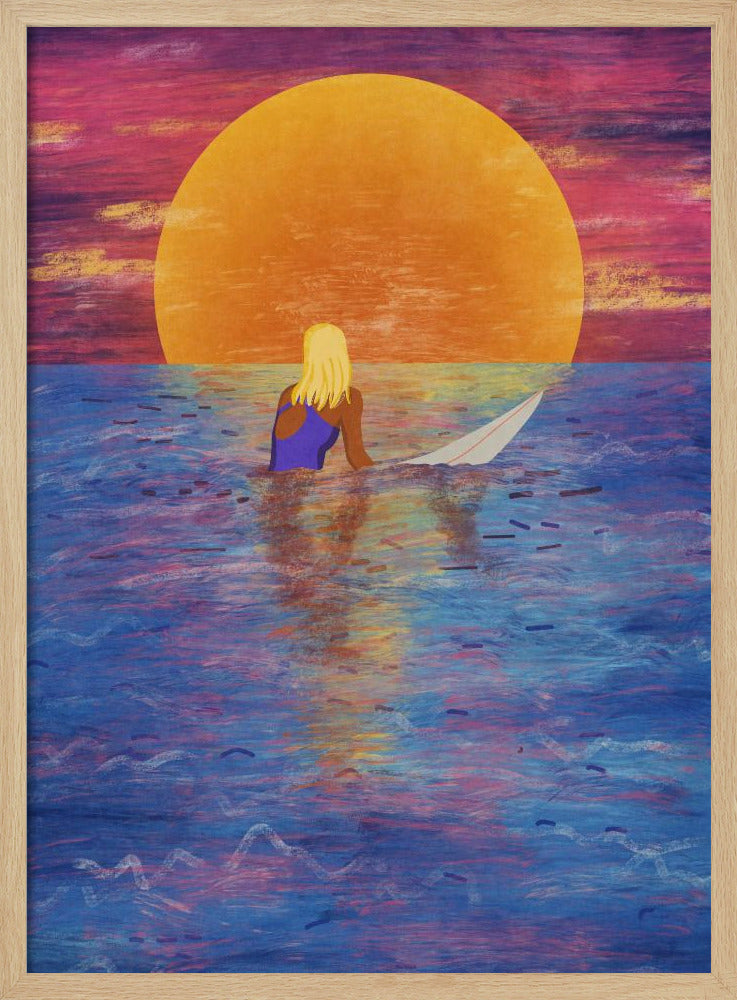 Surfermädchen | Poster