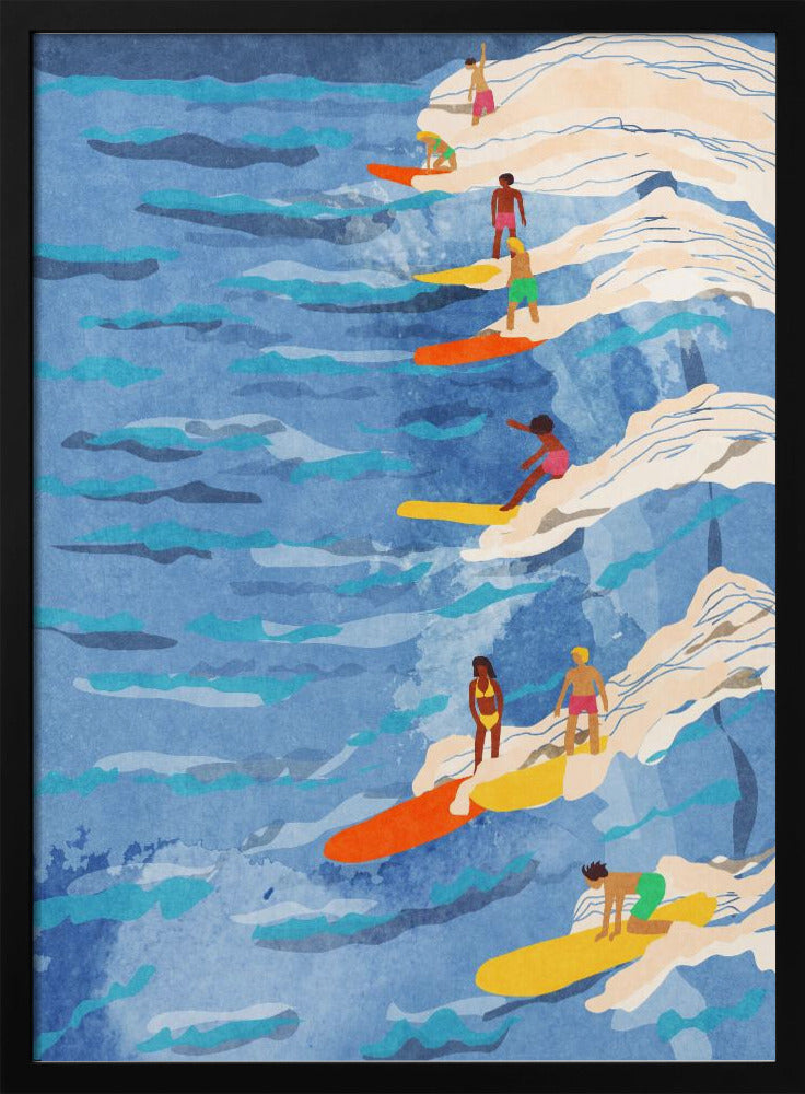 entspanntes Surfen | Poster