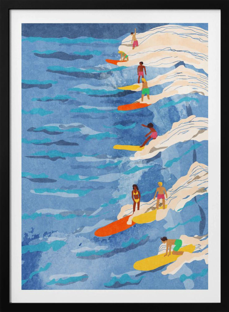 entspanntes Surfen | Poster