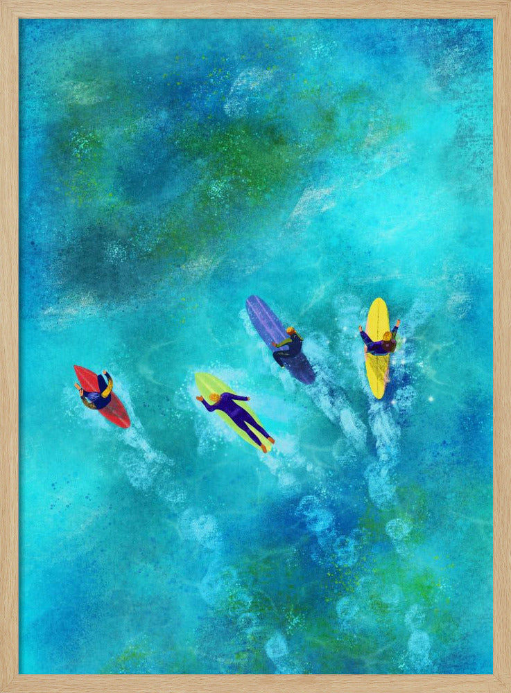 Surfer-Typen | Poster