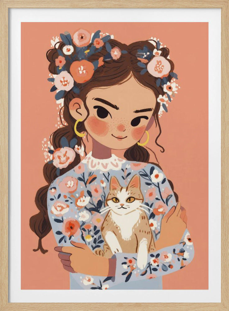 Floraler Begleiter | Poster