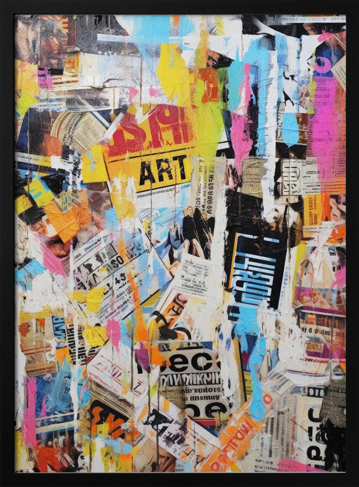 Urban Chaos Collage | Poster