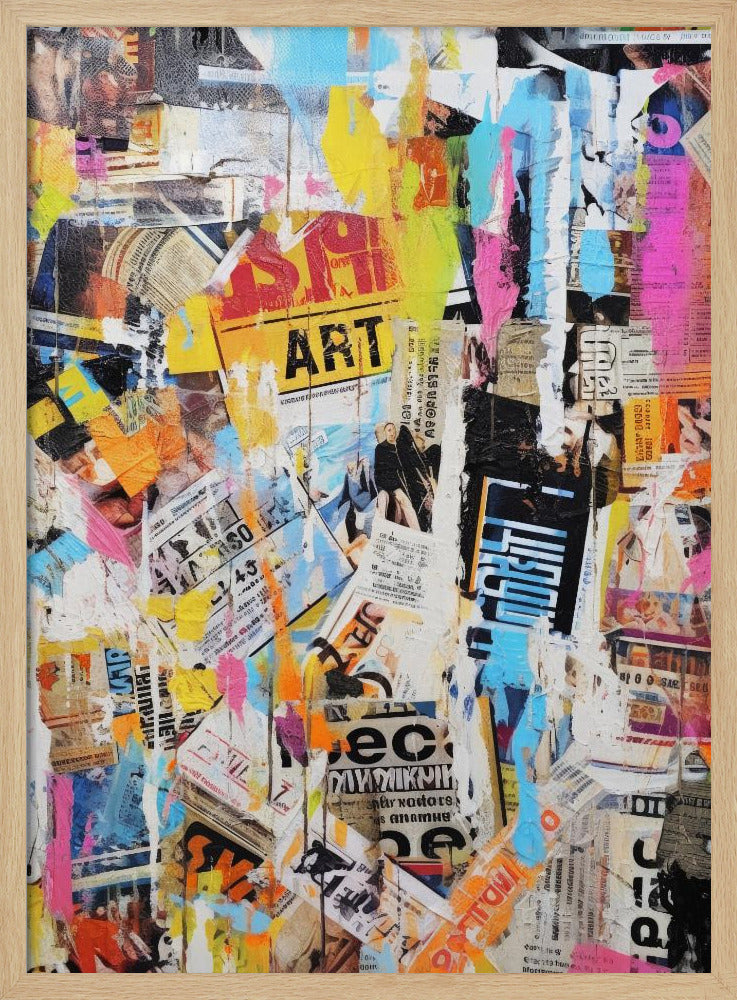 Urban Chaos Collage | Poster