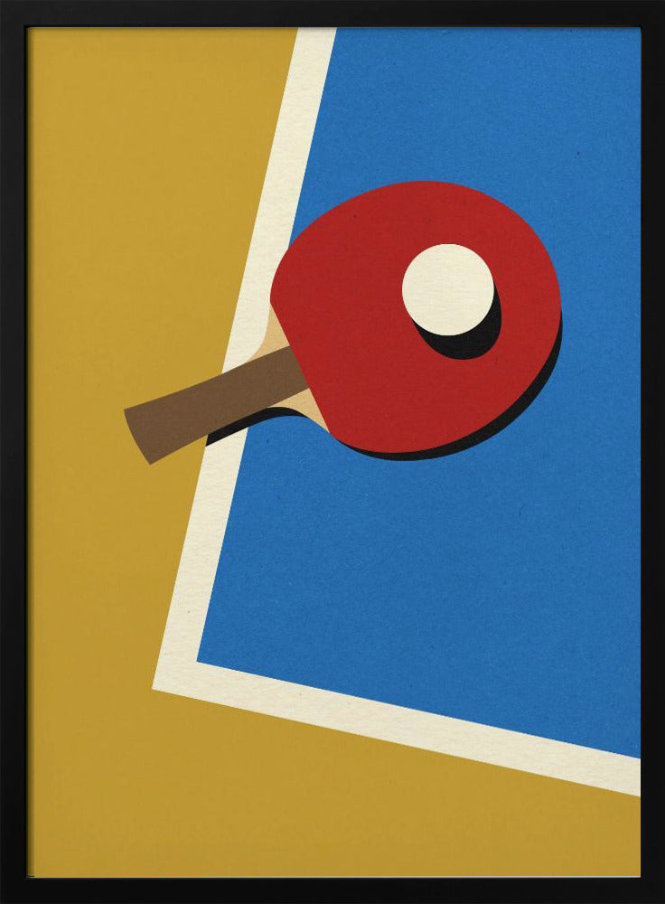 Tischtennis Team Rot | Poster