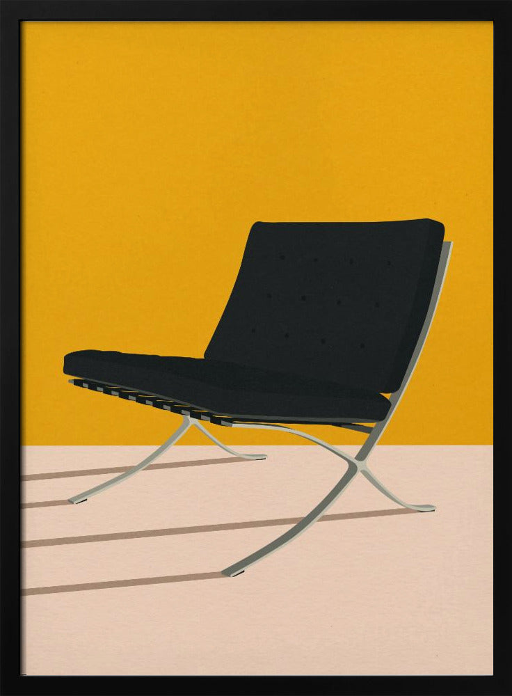 Barcelona Stuhl von Mies Van Der Rohe | Poster