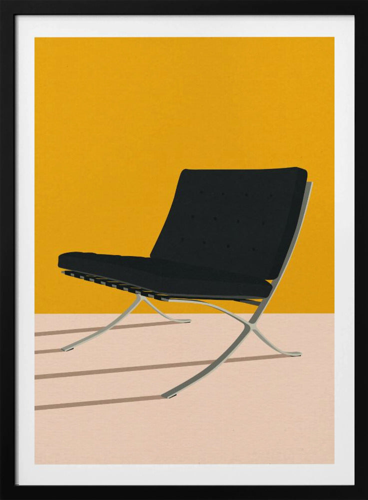 Barcelona Stuhl von Mies Van Der Rohe | Poster