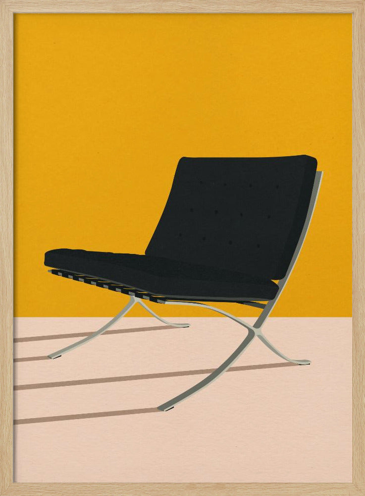 Barcelona Stuhl von Mies Van Der Rohe | Poster