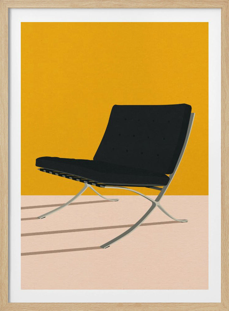 Barcelona Stuhl von Mies Van Der Rohe | Poster