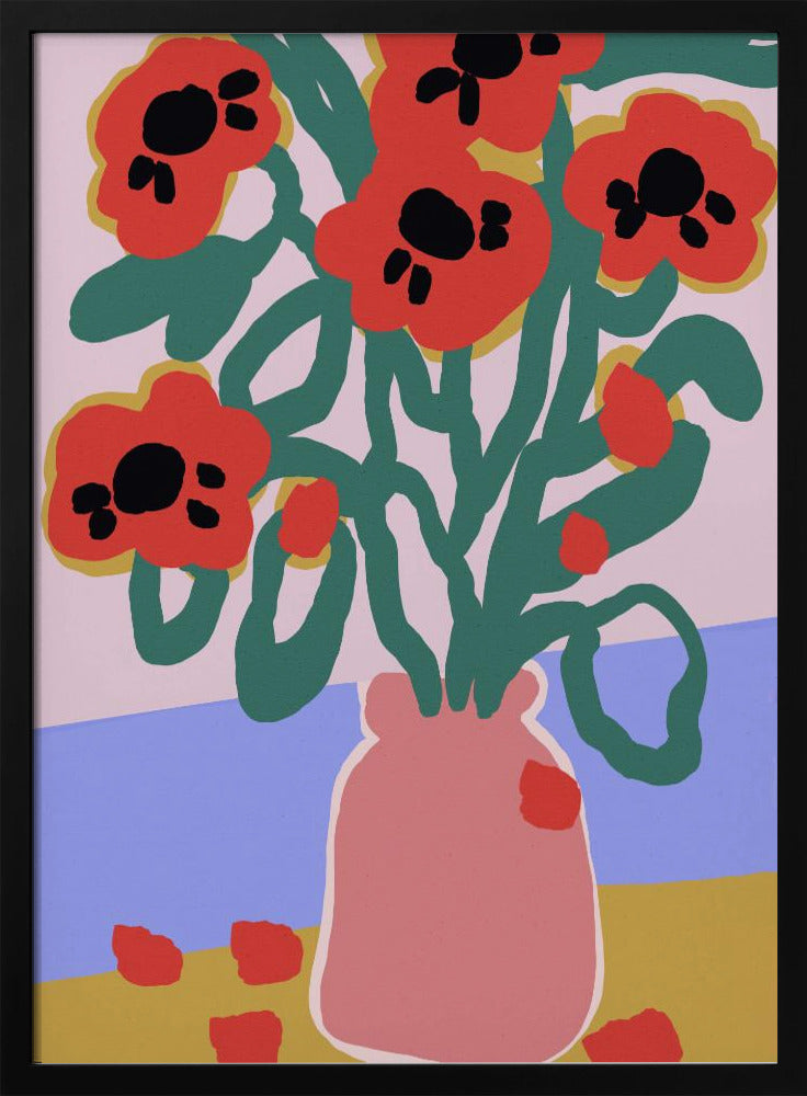 Bold Blooms Vase | Poster
