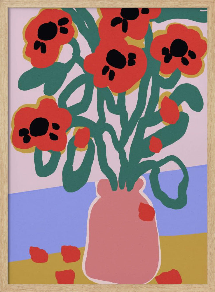 Bold Blooms Vase | Poster
