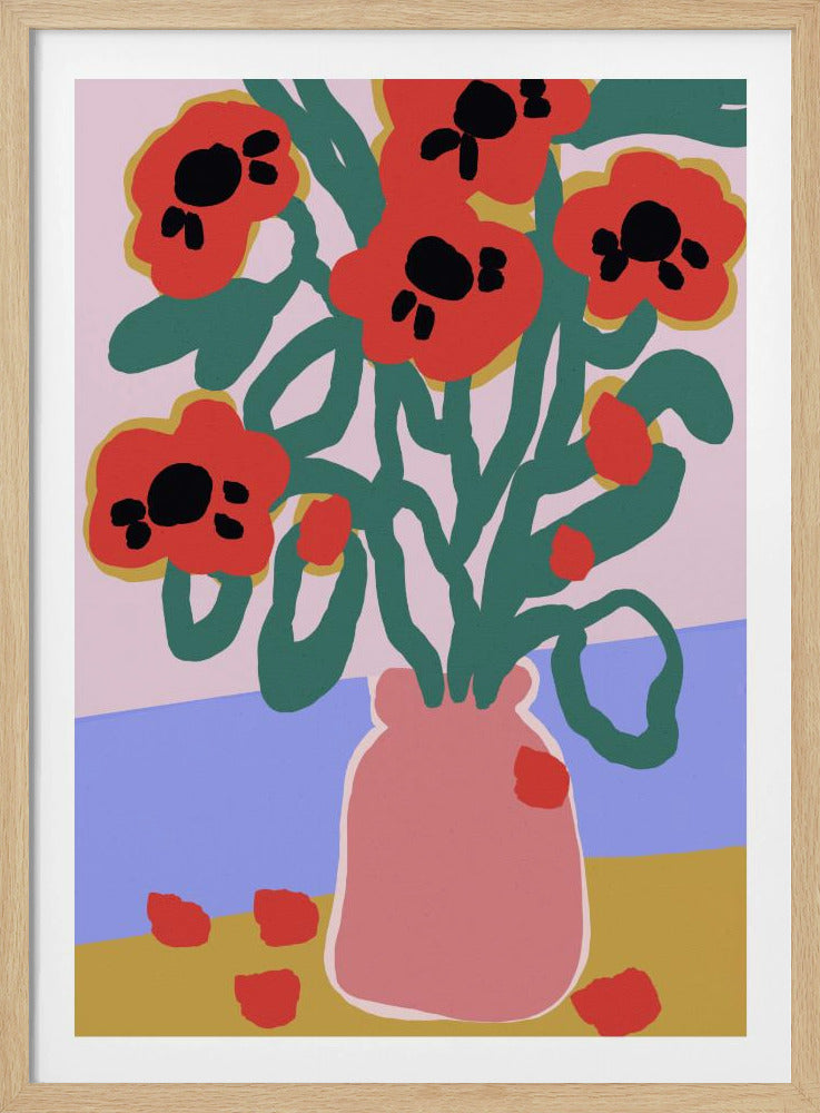 Bold Blooms Vase | Poster