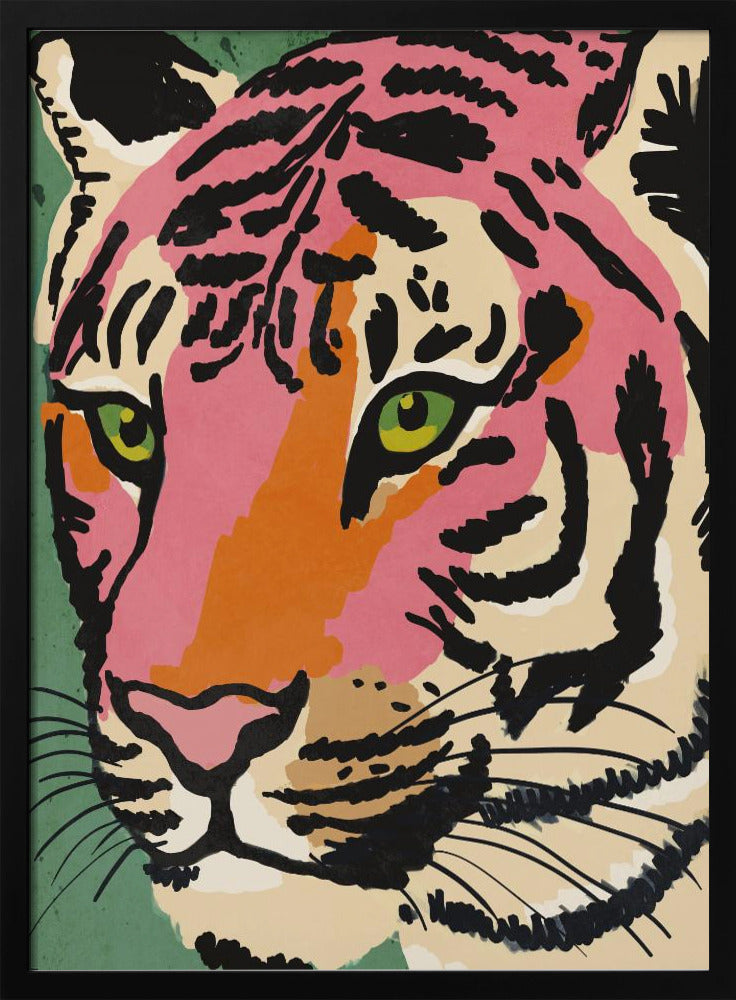 Lebendiger Tigerblick | Poster