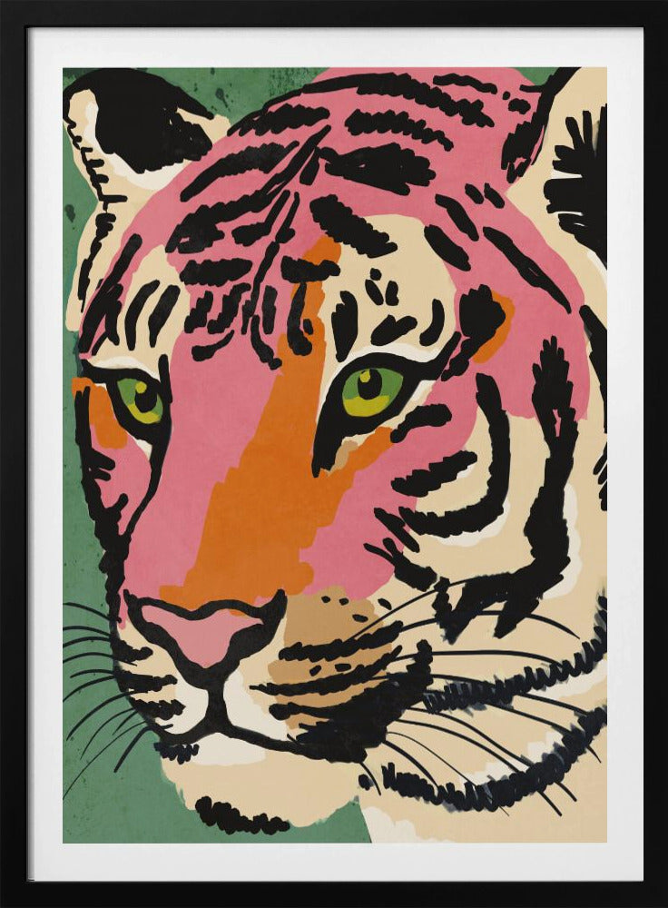 Lebendiger Tigerblick | Poster