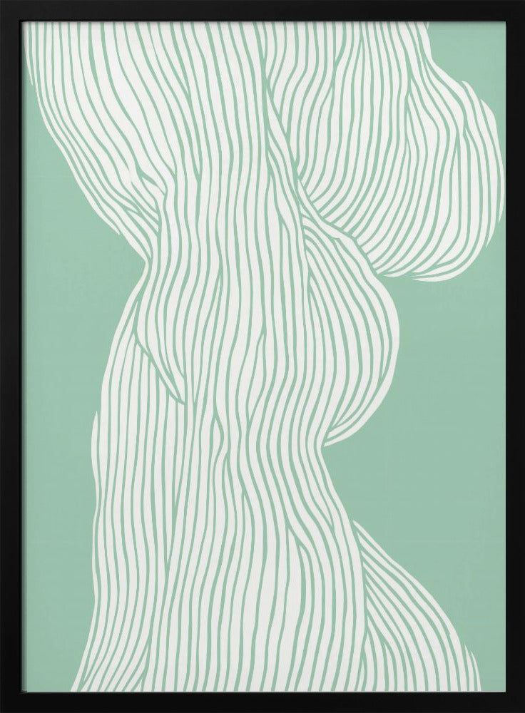 Fließende Linien Eleganz | Poster