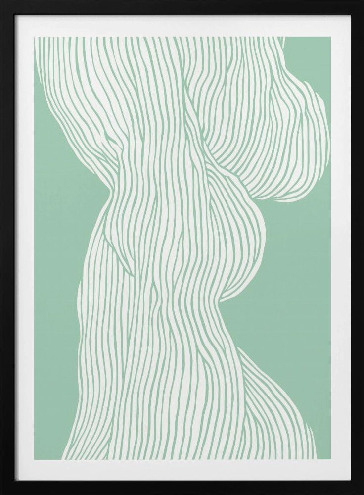 Fließende Linien Eleganz | Poster