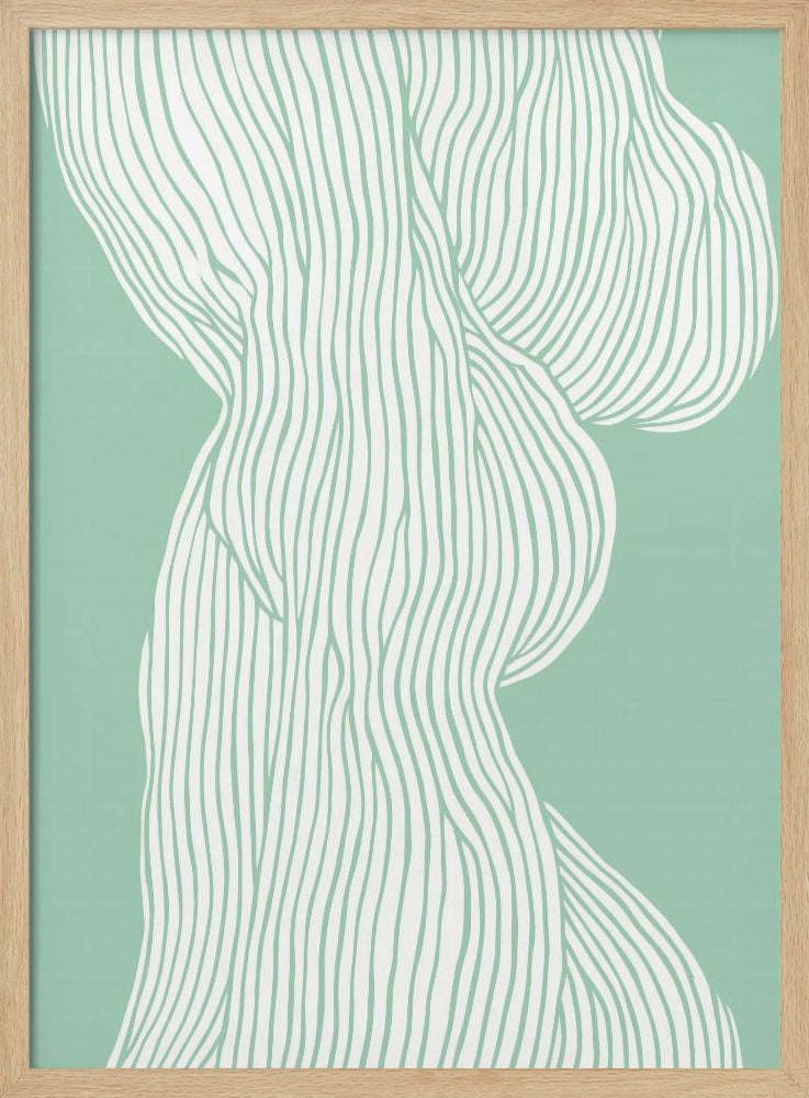 Fließende Linien Eleganz | Poster