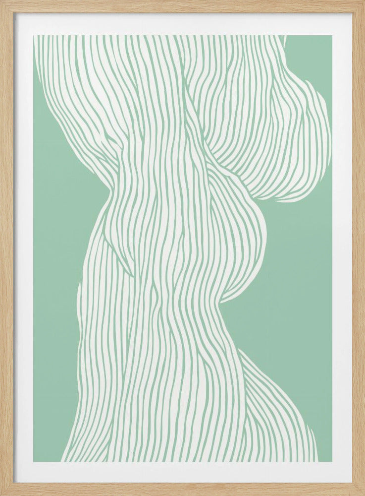 Fließende Linien Eleganz | Poster