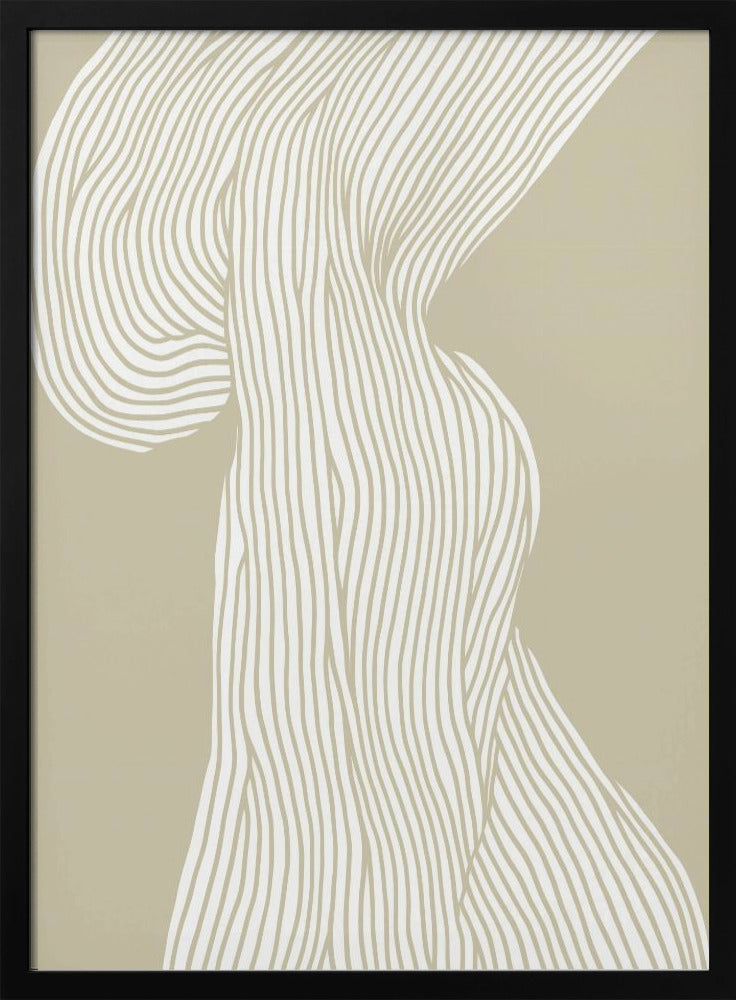 Fließende Linien Leinwand | Poster