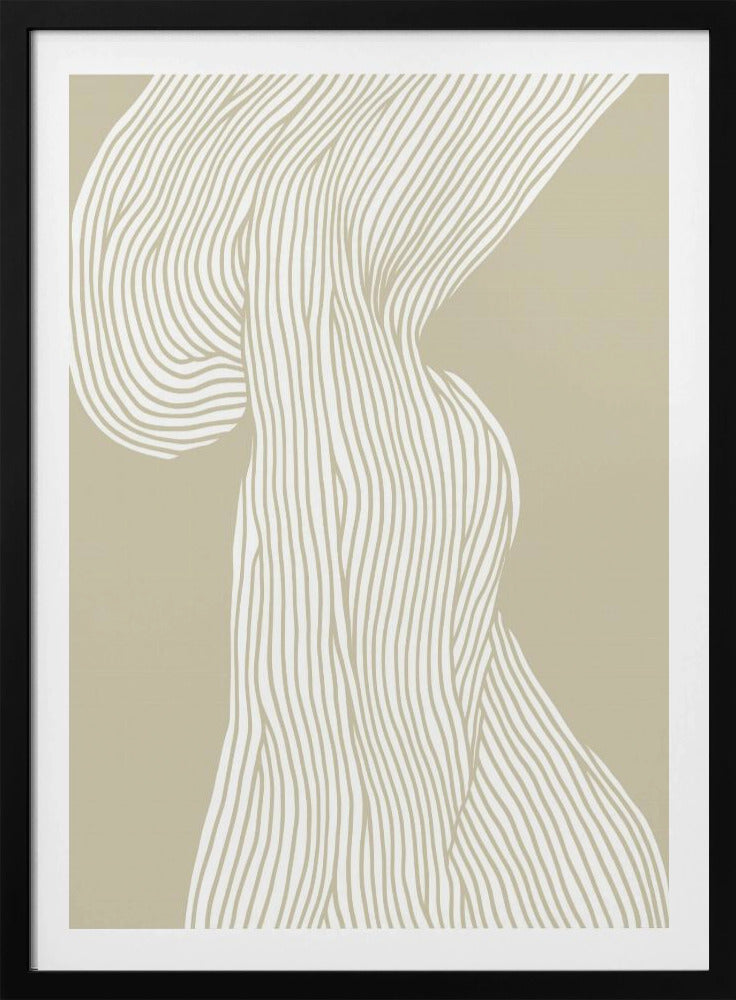 Fließende Linien Leinwand | Poster