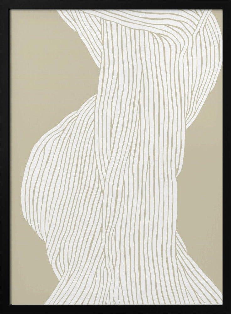Fließende Linien entstehen | Poster